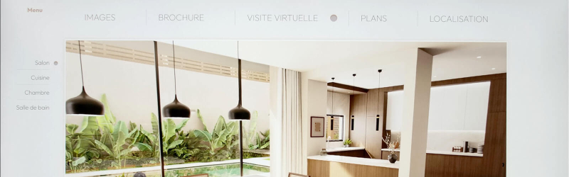 Interaktive Digital Signage Software zur Immobilien-Beratung bei DUNE