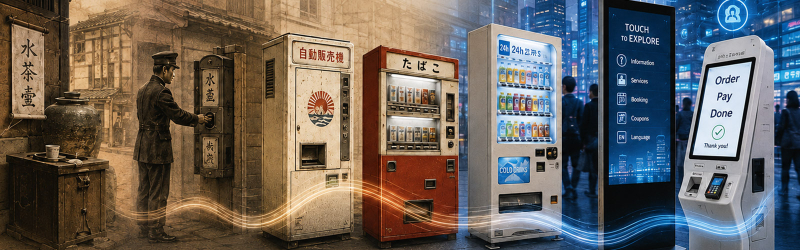 Geschichte vom Verkaufsautomaten zur AI: die Software hinter jedem Kiosk
